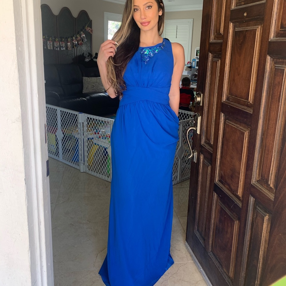 Blue gown